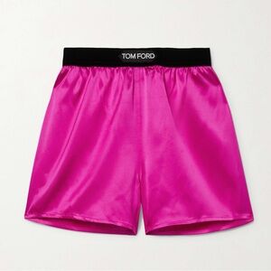 Tom Ford Silk-blend Satin Shorts. AUTHENTIC!!! Fuchsia. XS size. New!